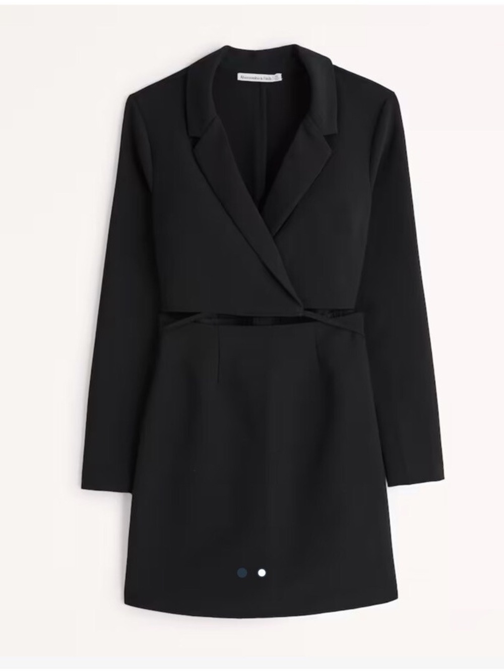 Abercrombie & Fitch Wrap Front Cutout Blazer Dress